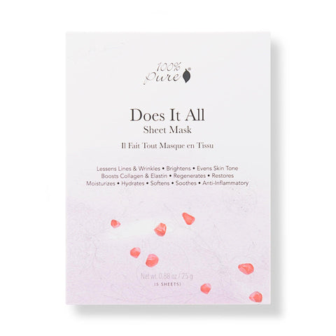 Sheet Mask: Does It All: 5 pack - 100% PURE MX